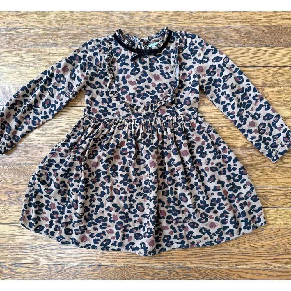 Next Girls' Leopard Print Dress Size 4-5